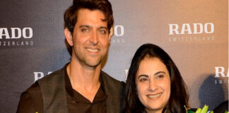 Hrithik introduces Rado's chocolate brown collection