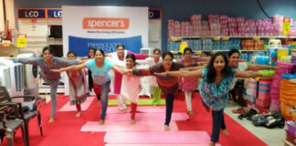 Spencer’s celebrates International Day of Yoga