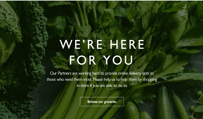 Waitrose expands home delivery fulfilment to cope with COVID-19 demand