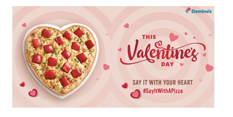 Dominos launches heart-shaped pizza this Valentine’s Day